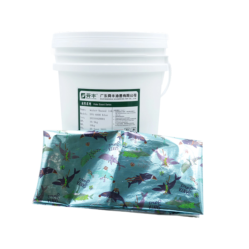 How does gravure water-based ink for flower paper packaging balance high appearance and environmental safety?